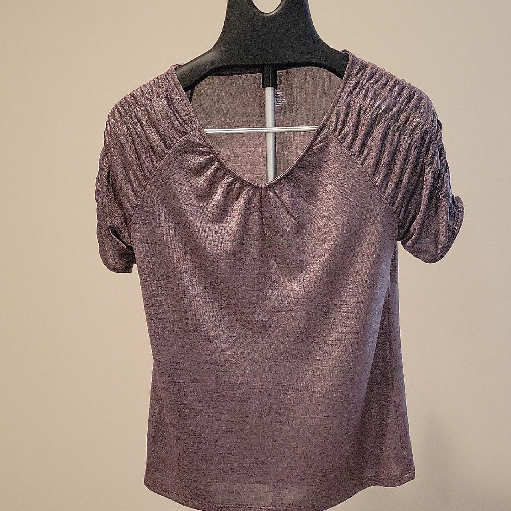 Jennifer Lopez Elegant Purple Women's Top